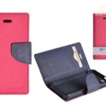 NOKIA Lumia 630/635 - ΘΗΚΗ MERCURY FANCY DIARY BOOK STYLE ΠΟΡΤΟΦΟΛΙ ΡΟΖ - ΜΠΛΕ