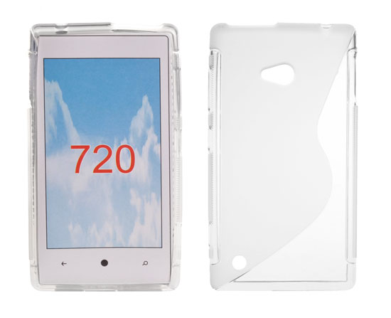 NOKIA Lumia 720 - ΘΗΚΗ ΣΙΛΙΚΟΝΗΣ S-CASE ΔΙΑΦΑΝΗ