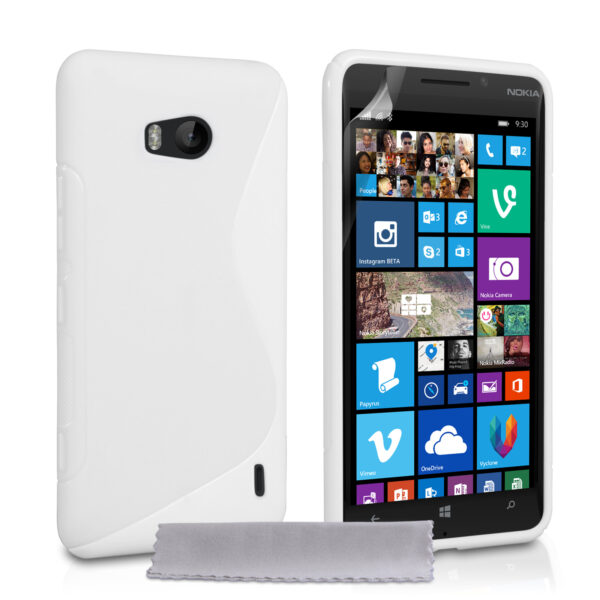 NOKIA Lumia 930 - ΘΗΚΗ ΣΙΛΙΚΟΝΗΣ S-CASE ΑΣΠΡΗ