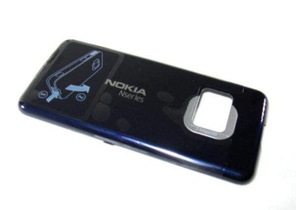 NOKIA N81 - Battery cover Blue / Vanilla 3 Original