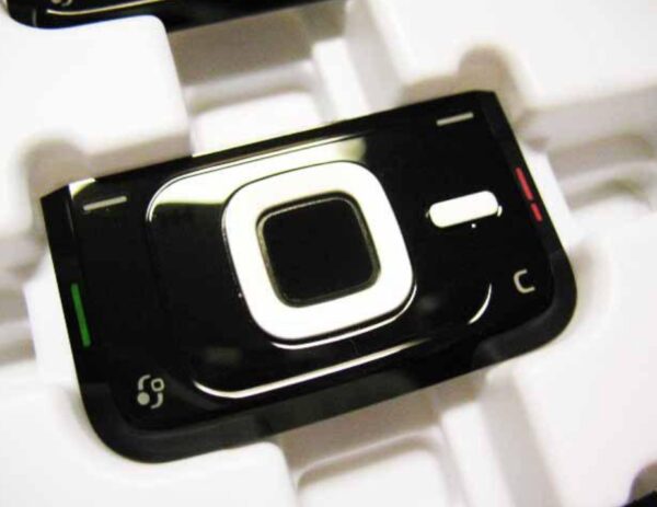NOKIA N81 - Keyboard Function Vanilla 1/2 Silver Original
