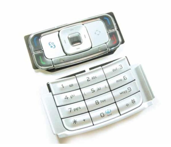 NOKIA N95- Keyboard silver Set Original