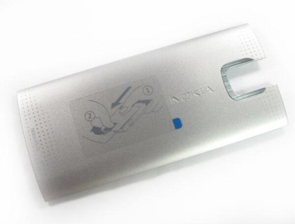 NOKIA X3-00 - Battery cover Silver Original