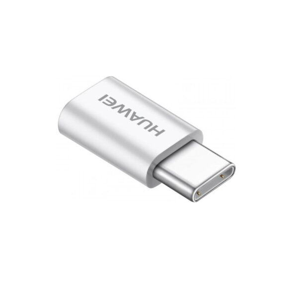 ORIGINAL ADAPTOR HUAWEI AP52 microUSB σε Type C ΑΣΠΡΟ, Bulk