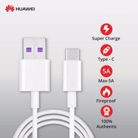 ORIGINAL DATA CABLE AP71 USB σε Type C, 5A ΑΣΠΡΟ, Blister