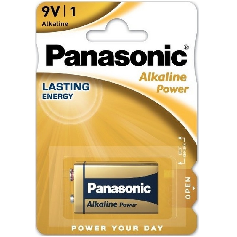 Panasonic Alkaline Power Μπαταρία 9V 1τμχ