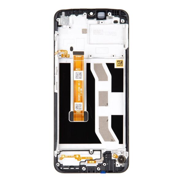 REALME C21Y - LCD + Touch + Frame Black Service Pack