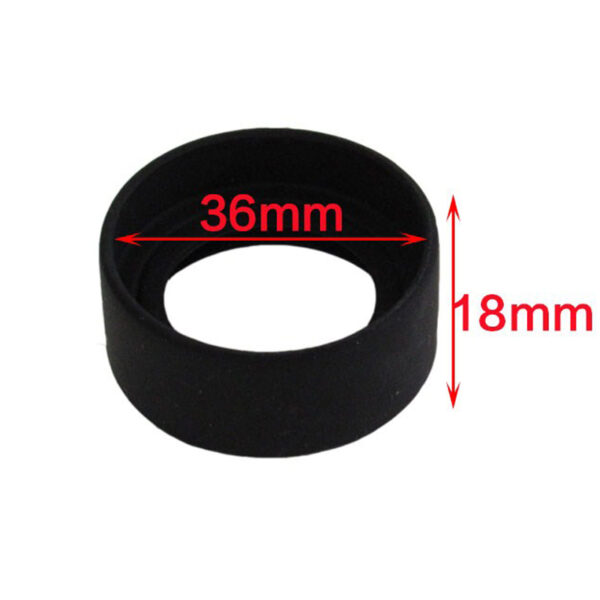 Rubber Eyepiece Eye Mask Ring for Microscope 34-37mm lenses 2pcs