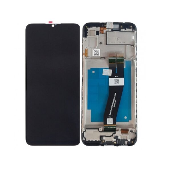 SAMSUNG A035G Galaxy A03 - LCD - Complete front + Touch Black Original Service Pack