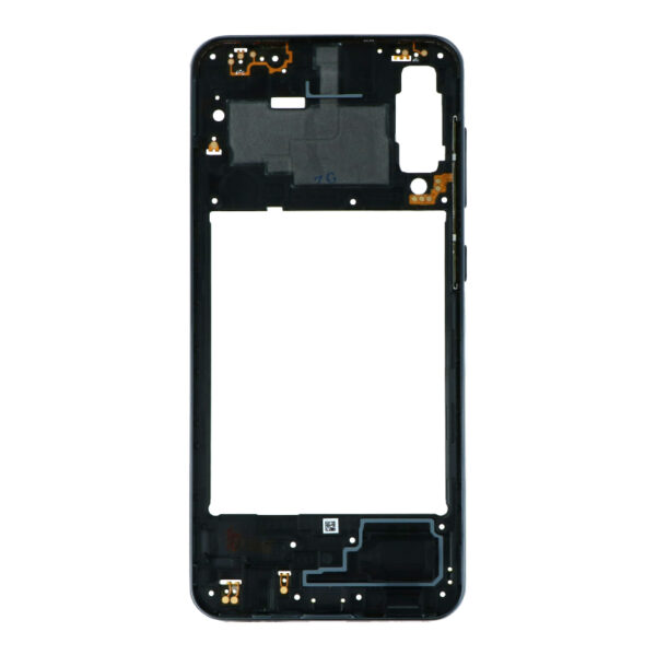 SAMSUNG A507F Galaxy A50s - Middle cover Frame Black Original