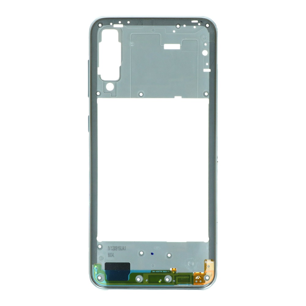 SAMSUNG A507F Galaxy A50s - Middle cover Frame White Original