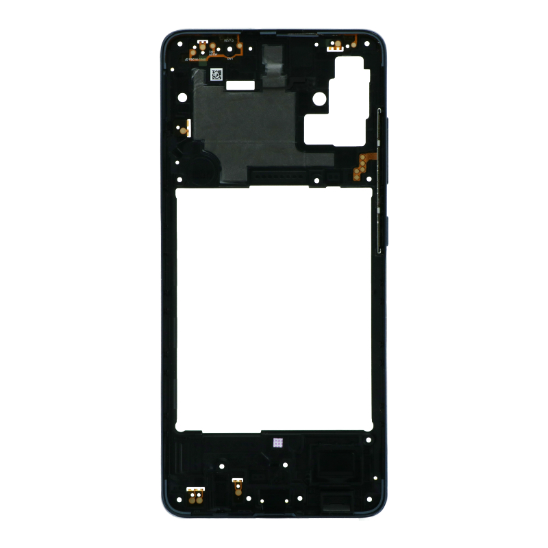 SAMSUNG A515F Galaxy A51 - Middle cover Frame Black Original
