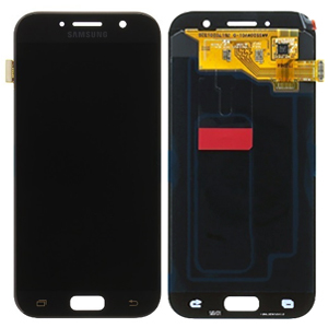 SAMSUNG A520F Galaxy A5 (2017) - LCD - Complete front + Touch Black Original Service Pack