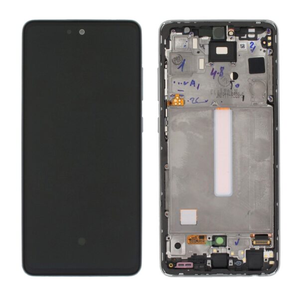 SAMSUNG A525F Galaxy A52 / A52 5G - LCD - Complete front + Touch White Original Service Pack