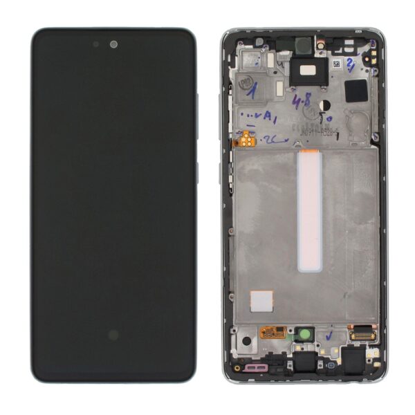 SAMSUNG A525F Galaxy A52 / A52 5G - LCD - Complete front + Touch White Original Service Pack