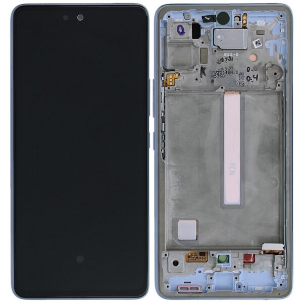 SAMSUNG A536B Galaxy A53 5G - LCD - Complete front + Touch Blue Original Service Pack