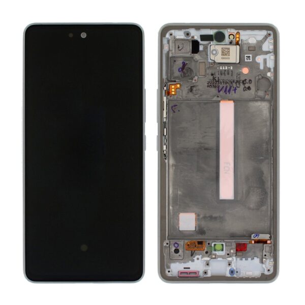 SAMSUNG A536B Galaxy A53 5G - LCD - Complete front + Touch White Original Service Pack