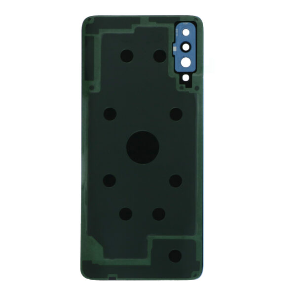 SAMSUNG A705F Galaxy A70 - Battery cover + Adhesive + Camera Lens Blue Original