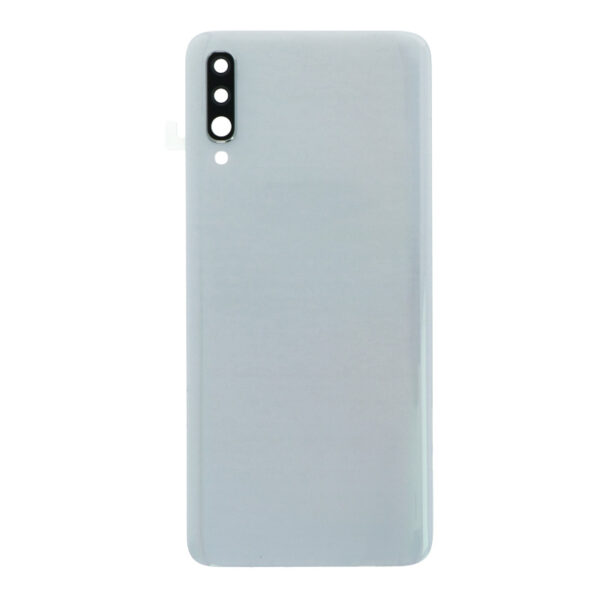 SAMSUNG A705F Galaxy A70 - Battery cover + Adhesive + Camera Lens White Original