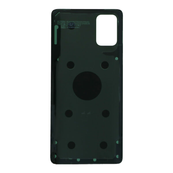 SAMSUNG A715F Galaxy A71 - Battery cover + Adhesive Black Original