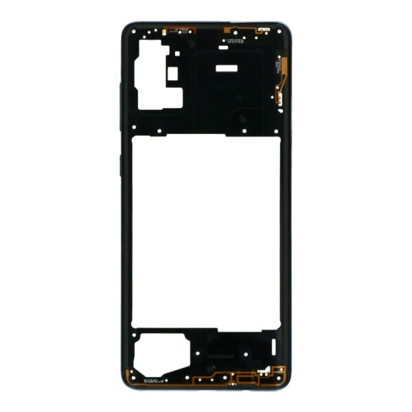 SAMSUNG A715F Galaxy A71 - Middle cover Frame Black Original