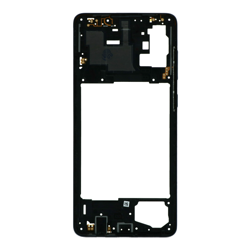 SAMSUNG A715F Galaxy A71 - Middle cover Frame Black Original