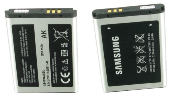 SAMSUNG B130 - ORIGINAL BATTERY 800mAh Bulk