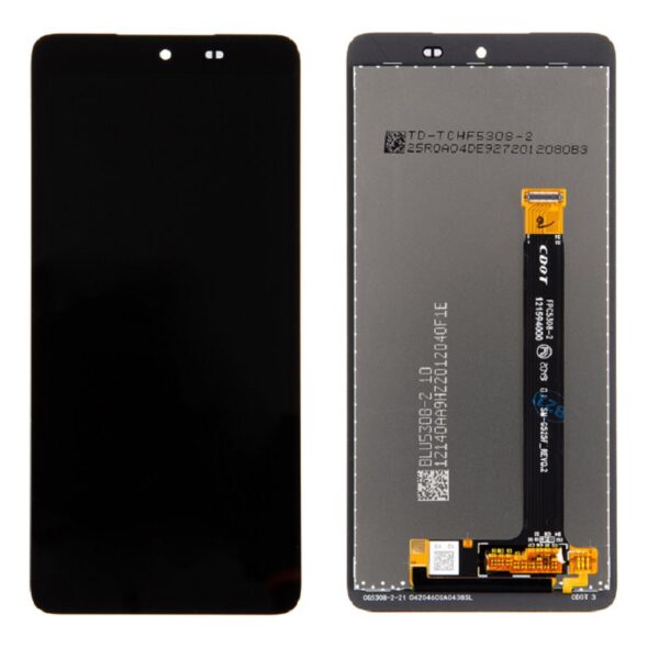 SAMSUNG G525F Xcover 5 - LCD - Complete front + Touch Black Original Service Pack