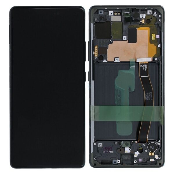SAMSUNG G770F Galaxy S10 Lite - LCD + Touch Prism Black Original Service Pack