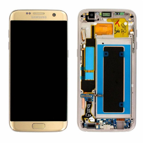 SAMSUNG G935F Galaxy S7 Edge - LCD + Touch Gold Original Service Pack