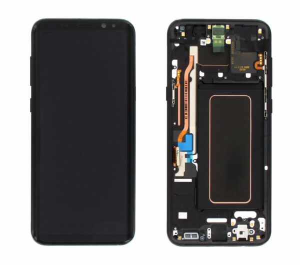 SAMSUNG G955F Galaxy S8 Plus - LCD & Touch Black Original Service Pack