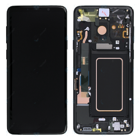 SAMSUNG G965F Galaxy S9 Plus - LCD + Touch Black Original Service Pack