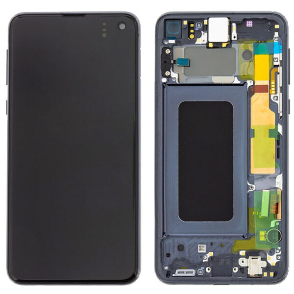 SAMSUNG G975F Galaxy S10 Plus - LCD + Touch Prism Black Original Service Pack