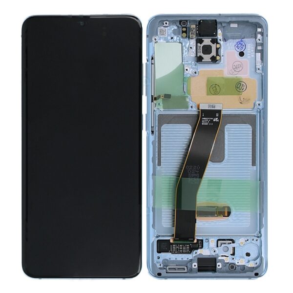 SAMSUNG G980F Galaxy S20 / G981B Galaxy S20 5G - LCD + Touch Cloud Blue Original Service Pack