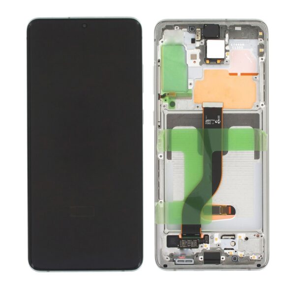 SAMSUNG G985F Galaxy S20 Plus / S20 Plus 5G - LCD + Touch Cloud White Original Service Pack
