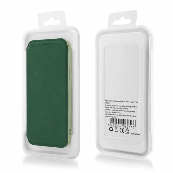 SAMSUNG G991F Galaxy S21 - ΘΗΚΗ BOOK STYLE VINTAGE ΜΑΓΝΗΤΙΚΗ ΠΡΑΣΙΝΗ