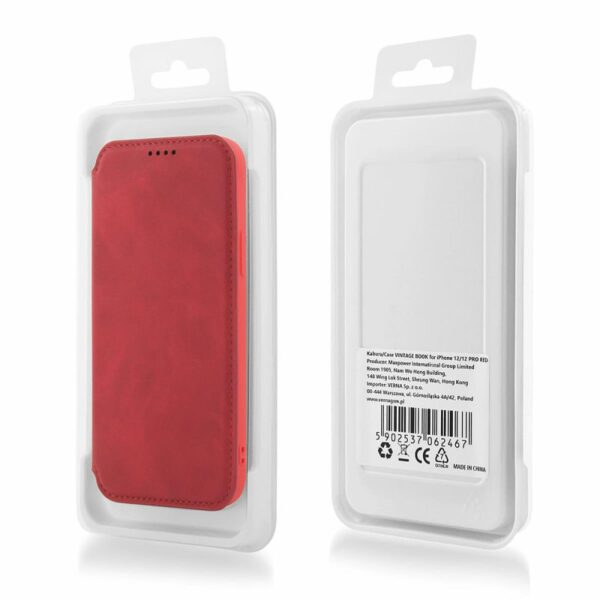 SAMSUNG G996B Galaxy S21 Plus - ΘΗΚΗ BOOK STYLE VINTAGE ΜΑΓΝΗΤΙΚΗ ΚΟΚΚΙΝΗ