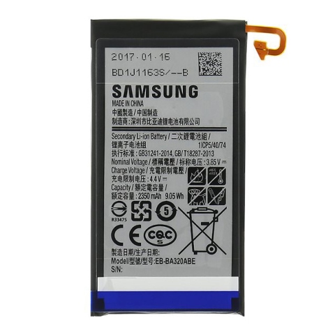 SAMSUNG Galaxy A3 (2017) - ORIGINAL BATTERY EB-BA320ABE 2350 mAh LI-ION BULK