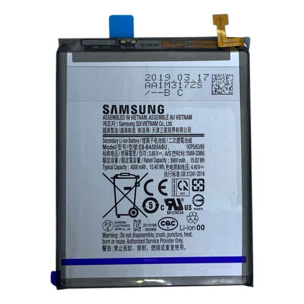 SAMSUNG Galaxy A50 / A30s - ORIGINAL BATTERY EB-BA505ABU 4000 mAh LI-ION BULK