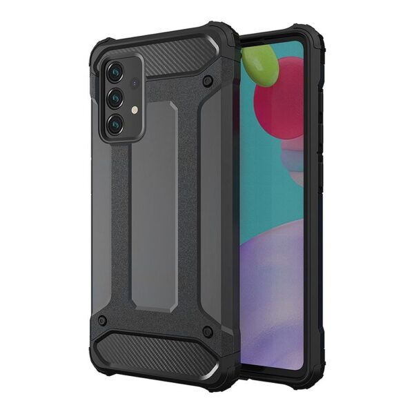 SAMSUNG Galaxy A52 / A52 5G / A52s - ΘΗΚΗ ΣΙΛΙΚΟΝΗΣ TPU ARMOR ΜΑΥΡΗ
