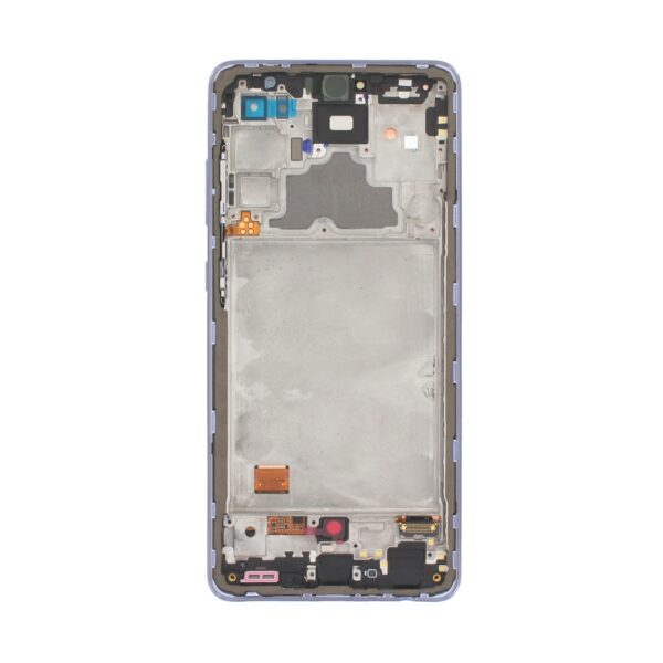 SAMSUNG Galaxy A72 - LCD - Complete front + Touch Violet Original Service Pack