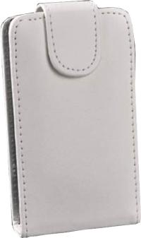 SAMSUNG Galaxy AS3 Mini - ΘΗΚΗ ΔΕΡΜΑΤΙΝΗ FLIP ΑΣΠΡΗ