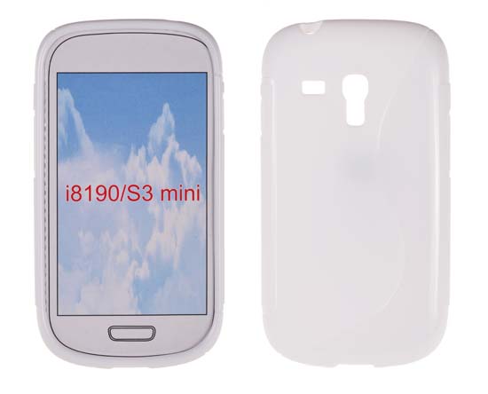 SAMSUNG Galaxy AS3 Mini - ΘΗΚΗ ΣΙΛΙΚΟΝΗΣ S-CASE ΑΣΠΡΗ