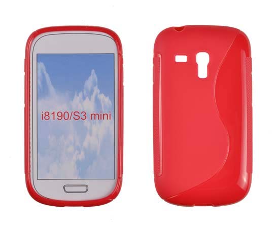SAMSUNG Galaxy AS3 Mini - ΘΗΚΗ ΣΙΛΙΚΟΝΗΣ S-CASE ΚΟΚΚΙΝΗ