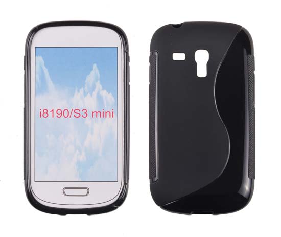 SAMSUNG Galaxy AS3 Mini - ΘΗΚΗ ΣΙΛΙΚΟΝΗΣ S-CASE ΜΑΥΡΗ