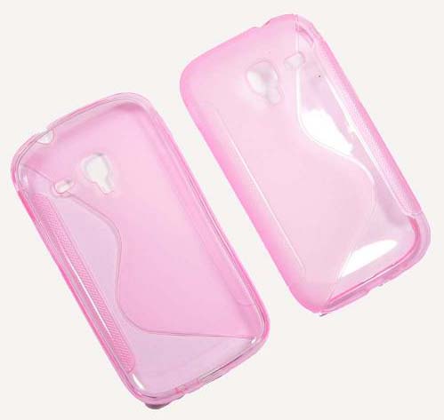 SAMSUNG Galaxy AS3 Mini - ΘΗΚΗ ΣΙΛΙΚΟΝΗΣ S-CASE ΡΟΖ