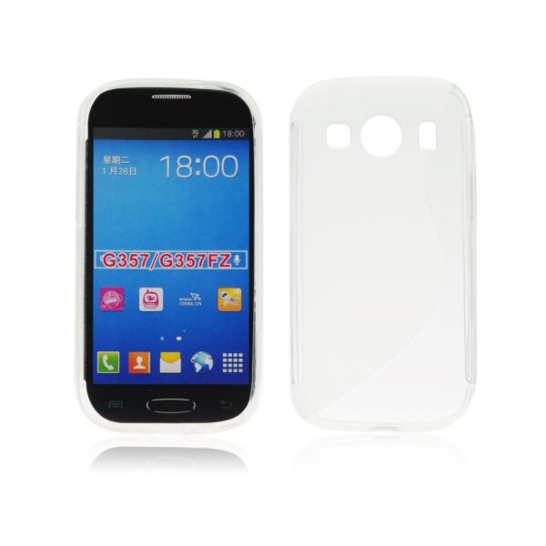 SAMSUNG Galaxy Ace 4 LTE - ΘΗΚΗ ΣΙΛΙΚΟΝΗΣ S-CASE ΔΙΑΦΑΝΗ