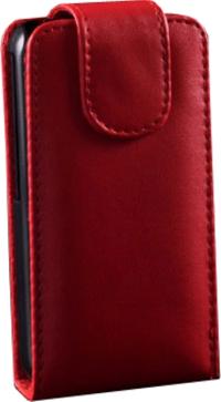SAMSUNG Galaxy Ace2 - ΘΗΚΗ ΔΕΡΜΑΤΙΝΗ FLIP ΚΟΚΚΙΝΗ