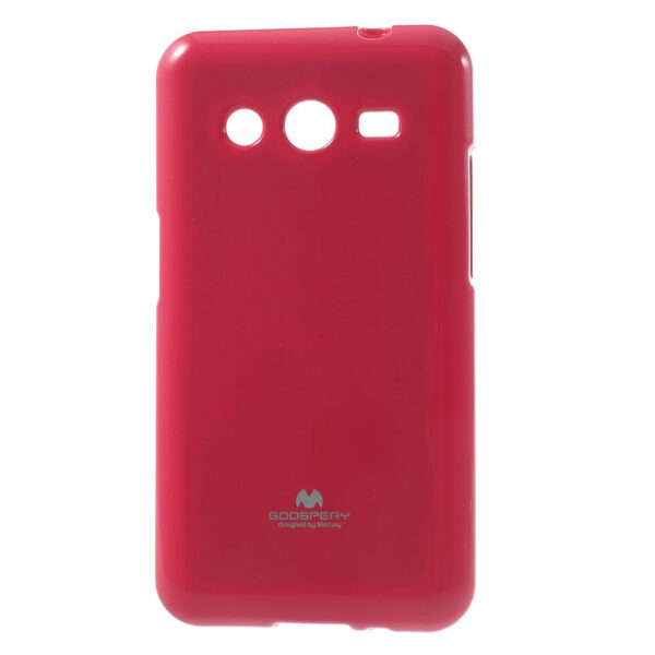 SAMSUNG Galaxy Core 2 - ΘΗΚΗ ΣΙΛΙΚΟΝΗΣ MERCURY JELLY ΚΟΚΚΙΝΗ