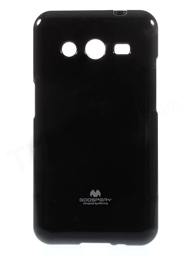 SAMSUNG Galaxy Core 2 - ΘΗΚΗ ΣΙΛΙΚΟΝΗΣ MERCURY JELLY ΜΑΥΡΗ